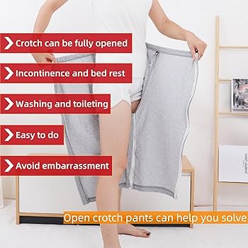 Amazon.com: KUMUROETA Zippered Open-Crotch Nursing Pants